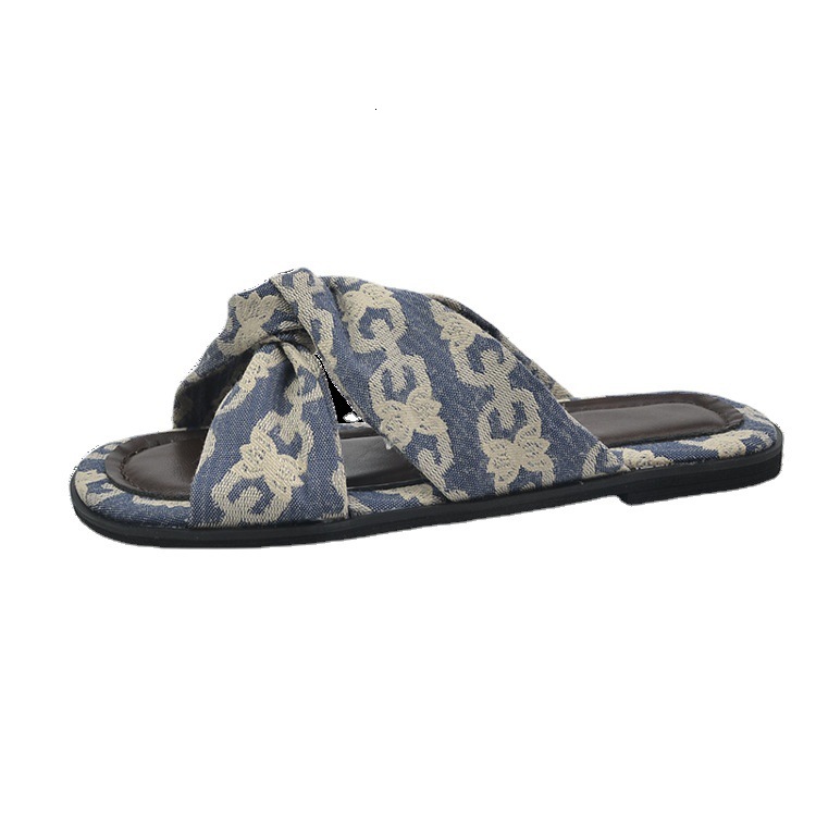 Ddmysports New Summer French Roman Sandals For Women Fairy Style Casual Slippers S Flat Bottomed Soft Soled Shoes OUTDOOR
