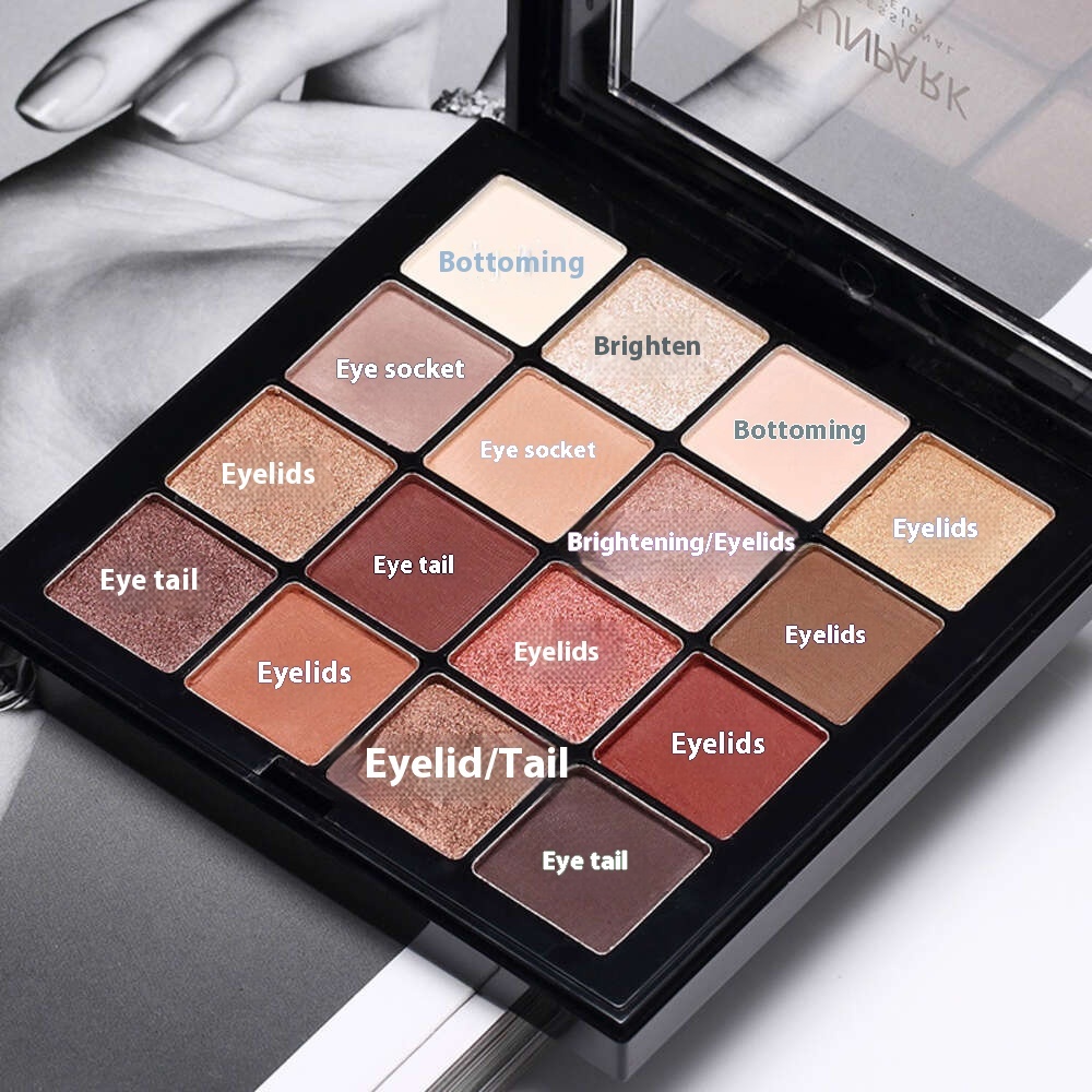 Matte Earth-Toned Eyeshadow Kit for Natural Look Funpark Makeup Products