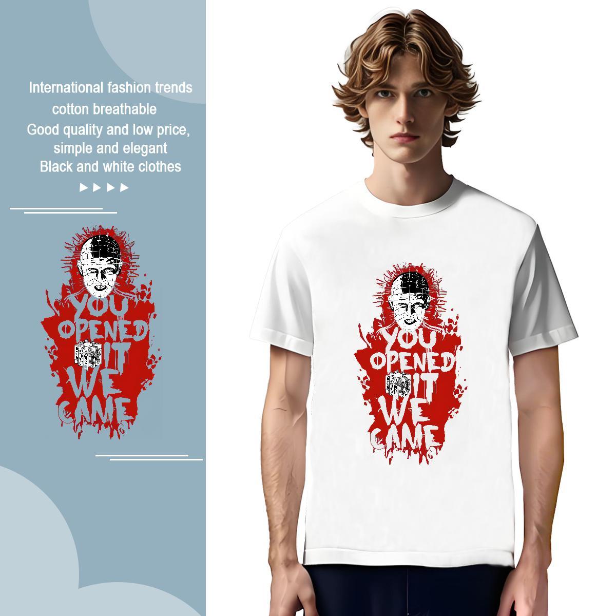 Designer skull Tshirt for Man Woman 230g Pure Cotton T-Shirts for Men DIY Printed Street Breathable Short Sleeve Brand Tees Shirts