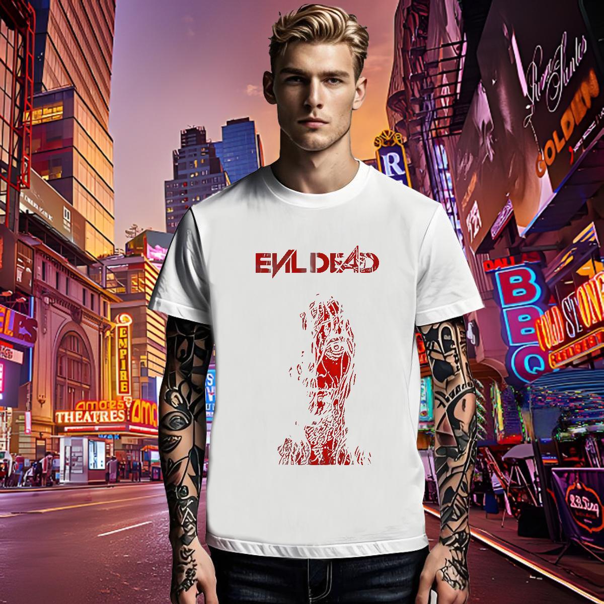 2024 Designer Men Tops Tees 230g Pure Cotton Spring Summer scary Breathable Crew Neck T-Shirts TOP Quality DIY Logo Oversized Tshirts