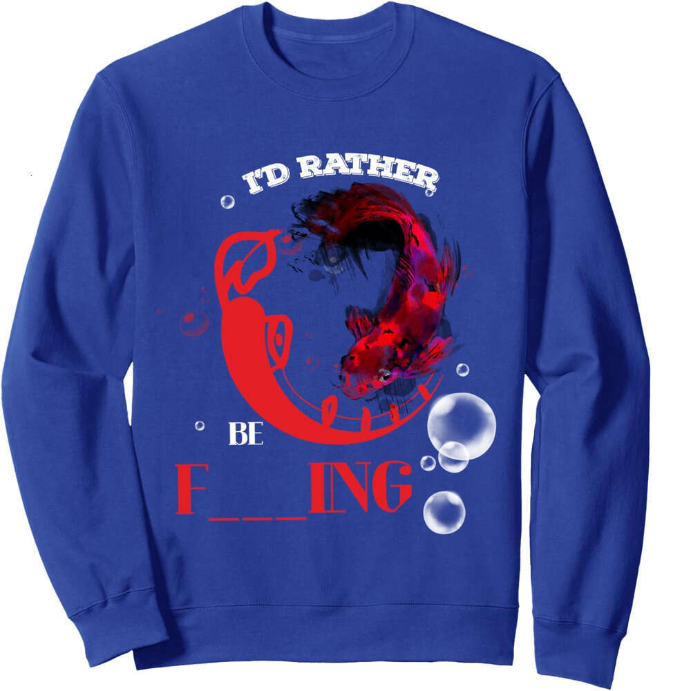 Long Sleeve Shirts for Men sweatshirt Rather Be Fishing Funny Cool Fisherman Fish Gift Sweatshirt T shirt Tee Streetwear Casual tops clothes