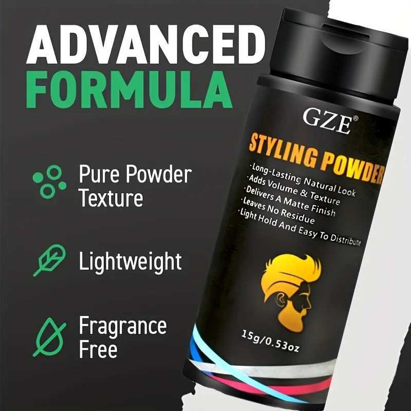 GZE Boys Matte Hair Powder - Natural Appearance Mens Powder - No Oil or Oil Residue Easy to Apply W240820