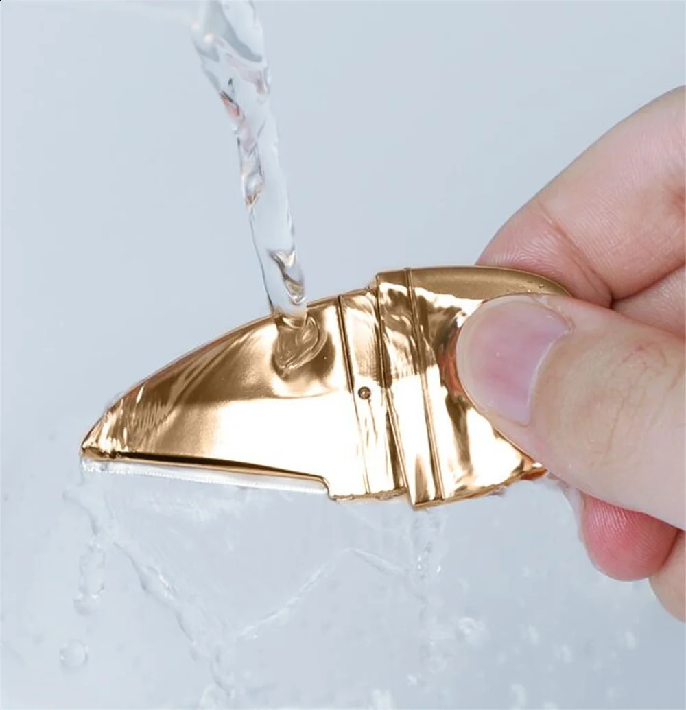 5 piecesbatch of female eyebrow razors multipurpose exfoliating tools and shaping devices made gold silver 240801