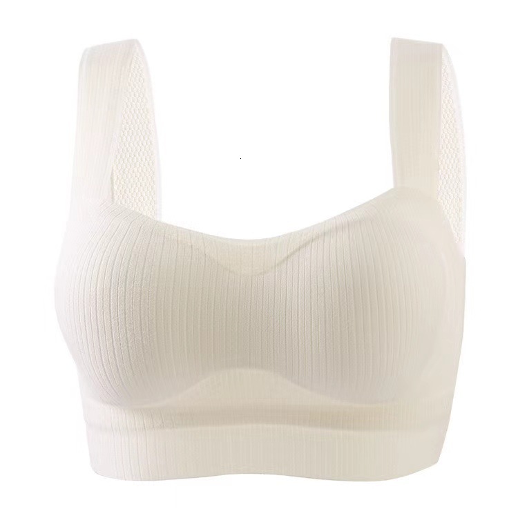 Autumn winter vest style underwear for women, seamless gathering without steel rings, warm and comfortable, anti sagging, non running cup one-piece br