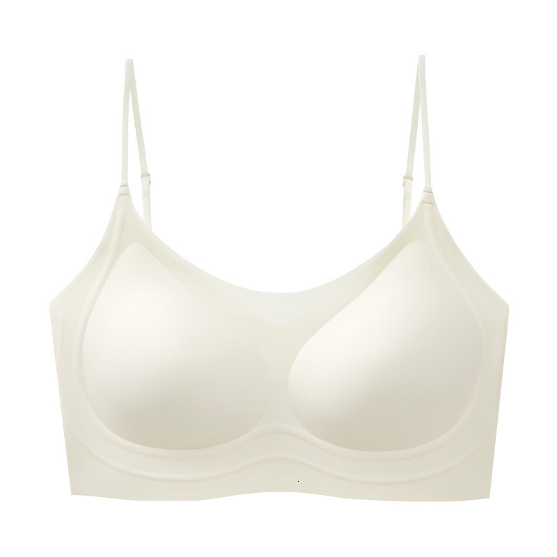 Invisible King Special Deep Skin Size Women's No Trace Underwear Text Bra Summer Impermeable Tank Top One Piece dongdumaoyi