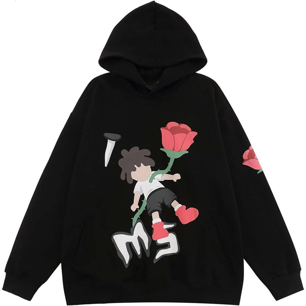 Hoodie for Mens Womens Y2k Casual Vintage Sweatshirt Long Sleeve Harajuku Tops Graphic Hoodies Sweatshirt Pullover