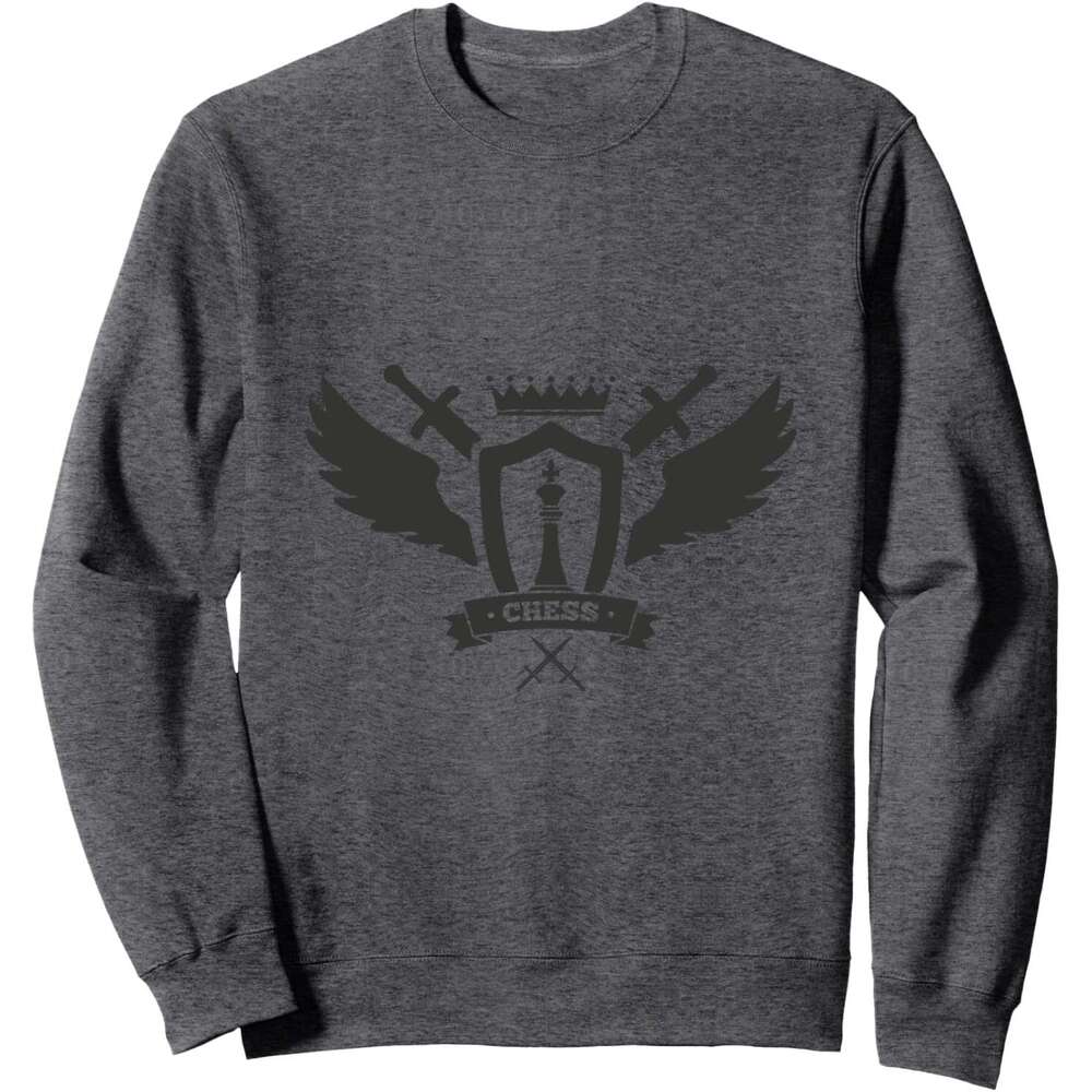 Long Sleeve Shirts for Men sweatshirt Chess The King In A Coat Orms & Wings Checkmate Sweatshirt T shirt Tee Streetwear Casual tops clothes