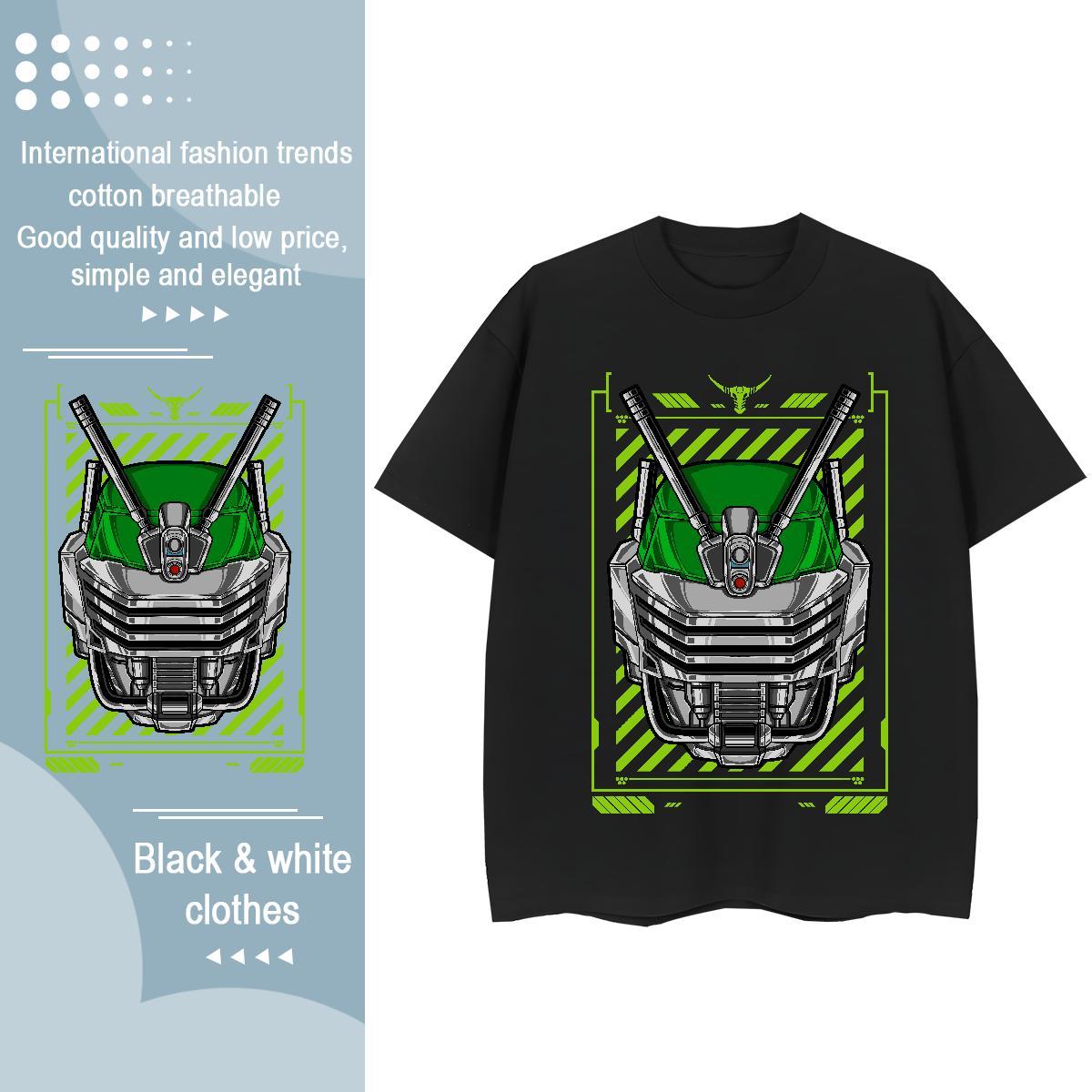 Brand T shirt Short sleeve Soft 230g 100% Cotton Couples T Shirts Anime Print ET Home Outdoor Designer Nice Tops