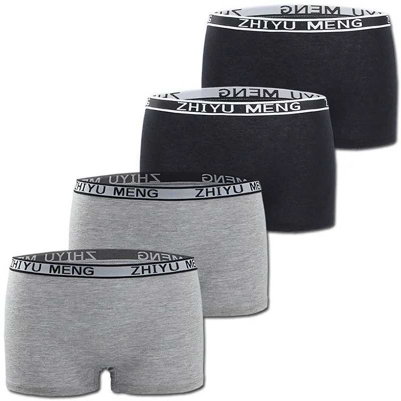 4Pcs/Lot Girls Boxer Briefs Panties Underwear Underpants Girl for Kids Children 8-14Y Y240821