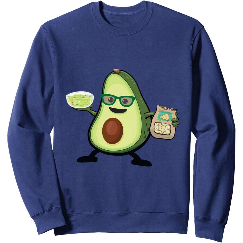 Long Sleeve Shirts for Men sweatshirt Avocado Match Tacos & Guacamole Dip Funny Gift Sweatshirt T shirt Tee Streetwear Casual tops clothes