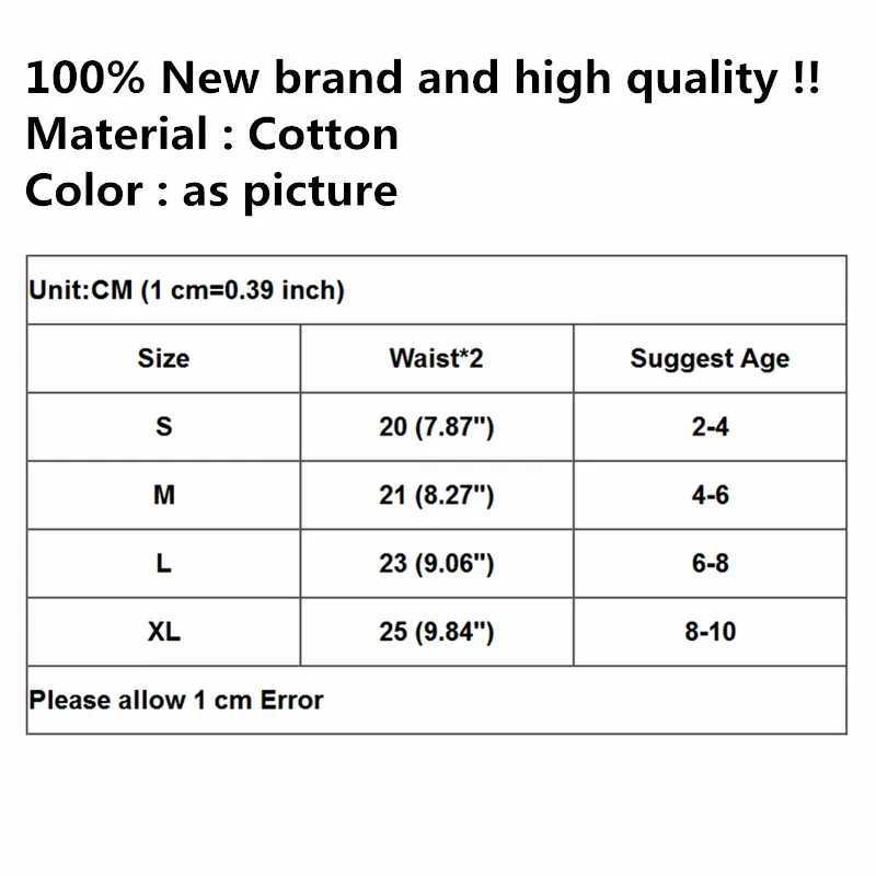 4pcs/Lot Cartoon Panties Cotton Short Pants Girls Underwear Suit 2-10Years Y240821
