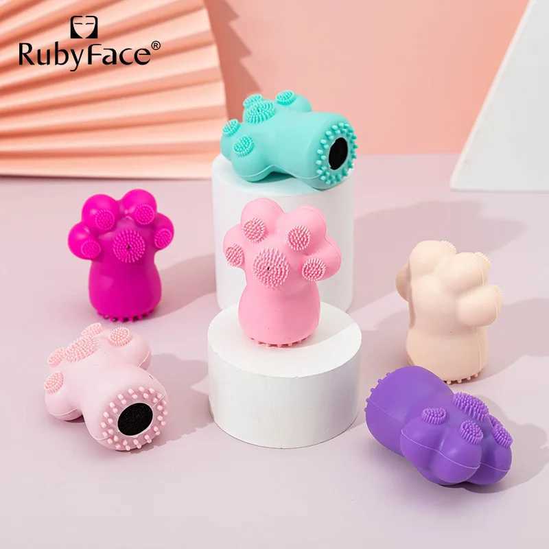Facial Brush Silicone Cat Claw Cleaning Skin Care Tools Y240821