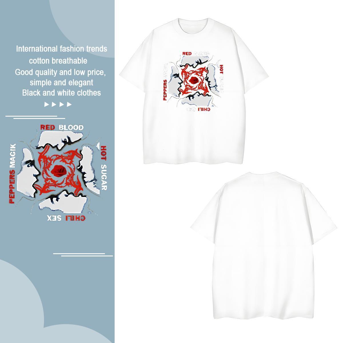 Factory Direct scary Men Clothes T-Shirt 100% Cotton 230g Men T Shirts Oversized Beach O Neck Short Sleeves Designer Tops Tees