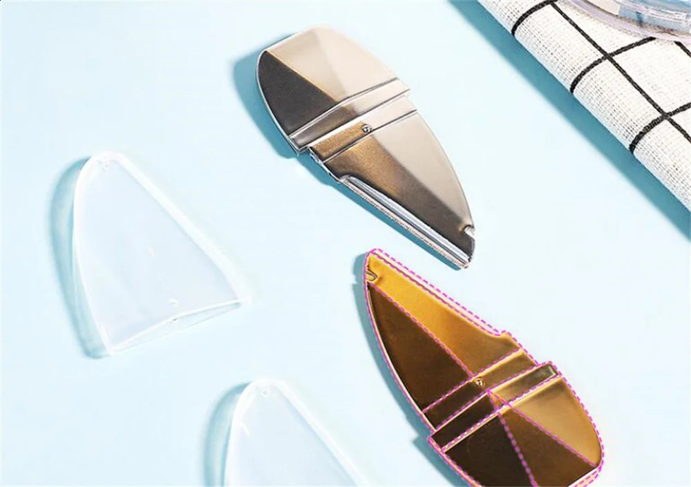 50 piecesbatch of womens eyebrow razors multipurpose exfoliating tools and shaping devices made gold silver 240801