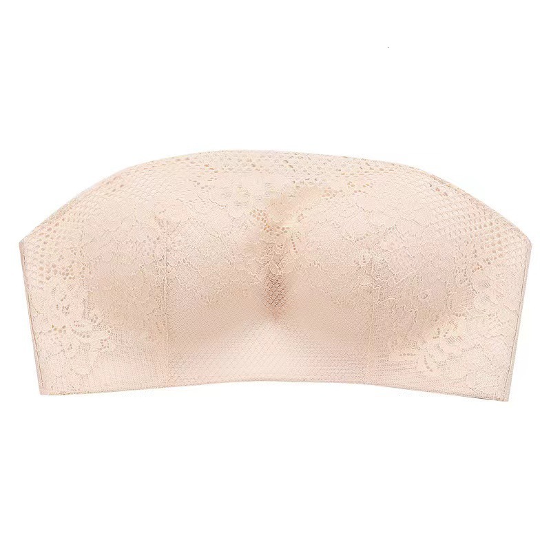Strapless strapless for women with small breasts gathered together, thickened anti slip beautiful back, invisible wedding dress wrapped bra dongdumaoy
