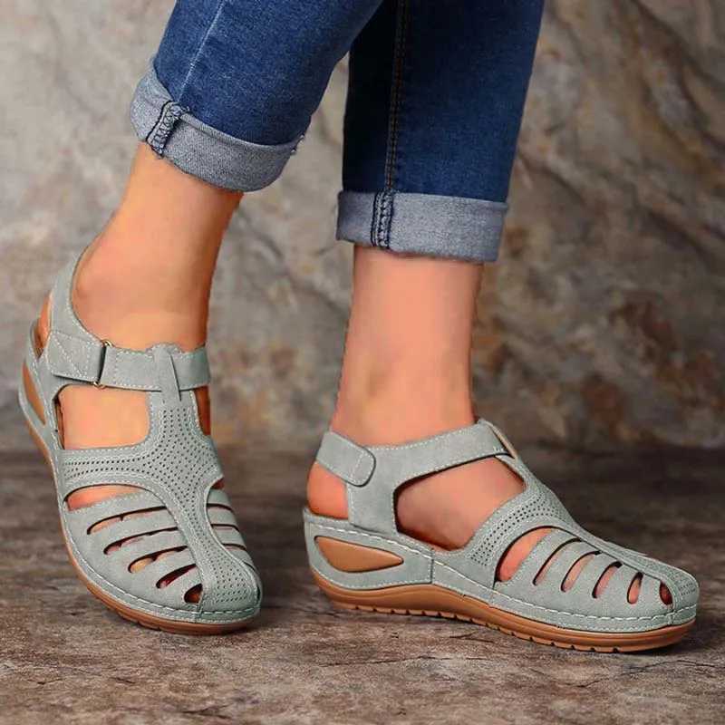 High Quality Sandals Shoes Women Summer Beach Womens Sandals Non-Slip Sandals For Women Wedge Shoes Woman Soft Footwear Sandal Women Female T241227
