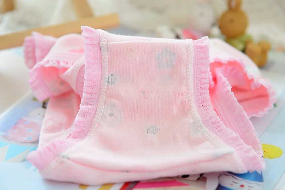 Wholesale(10pcs/lot) Cartoon Design Underwear For Children Kid 100% Cotton Girls Shorts Underpants Knickers 2 4 6 8 10 Years Y240821