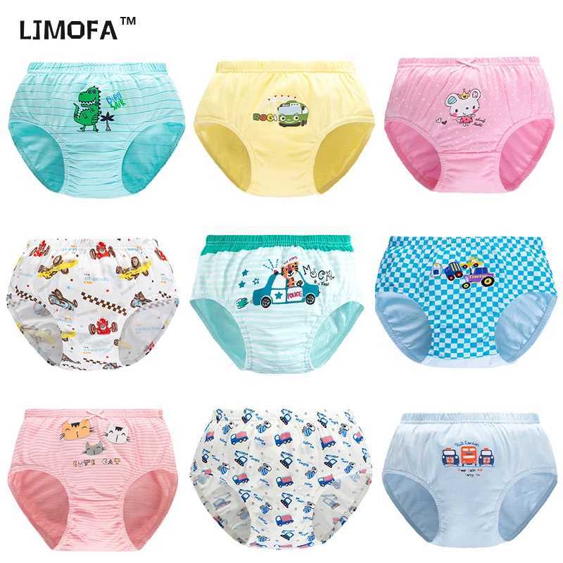 LJMOFA 1PCS Kid Cute Brief Cartoon Children Underwear Kids Cartoon Panties Breathable Soft Boys Briefs Boxers Girls Panties B148 Y240821