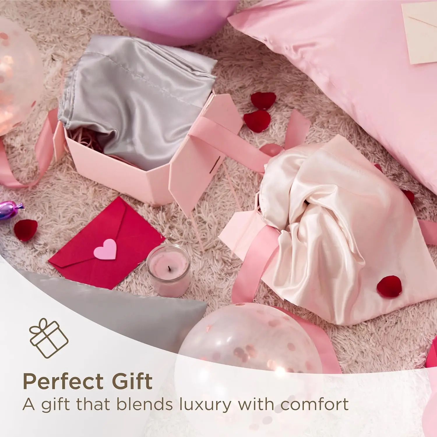 Bedsure Satin Pillowcase for Hair and Skin Silky with Envelope Clre Similar to Silk Pillow Cases 240820