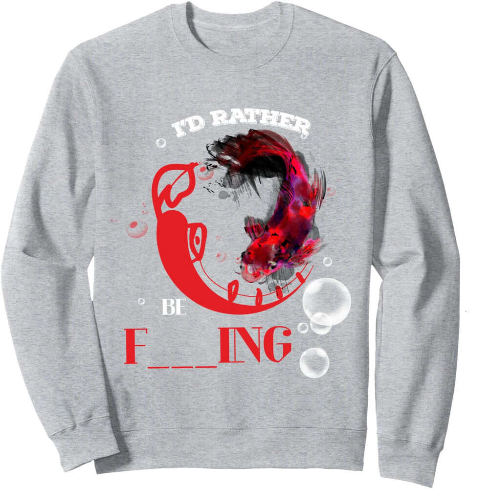 Long Sleeve Shirts for Men sweatshirt Rather Be Fishing Funny Cool Fisherman Fish Gift Sweatshirt T shirt Tee Streetwear Casual tops clothes