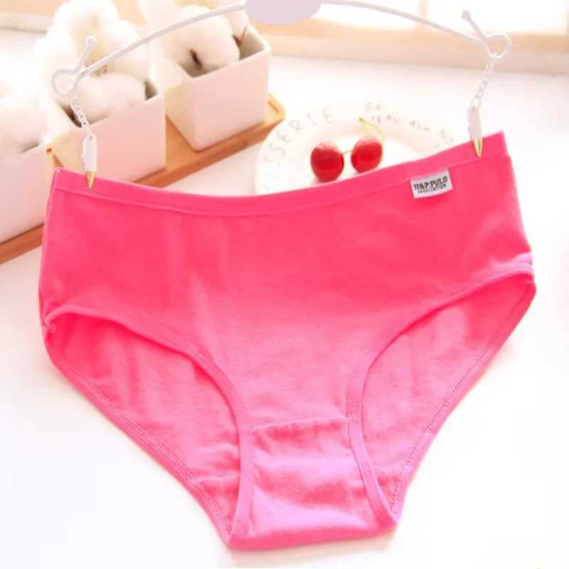 10Pcs/Lot Teens Teenage Panties Kids Underwear Children Cotton Kids Girls Solid Color Puberty 10-16years Y240821