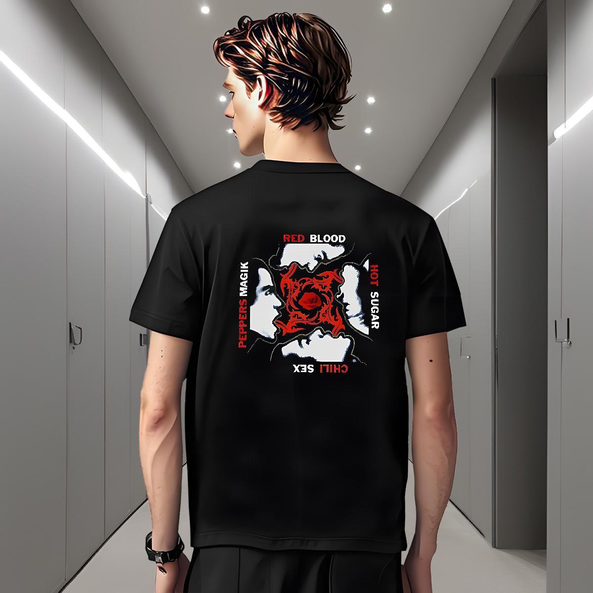 Fashion Men Tops Tees 100% Cotton 230g Beach scary O-Neck Short Sleeve T Shirt For Man Cool DIY Printed Clothings