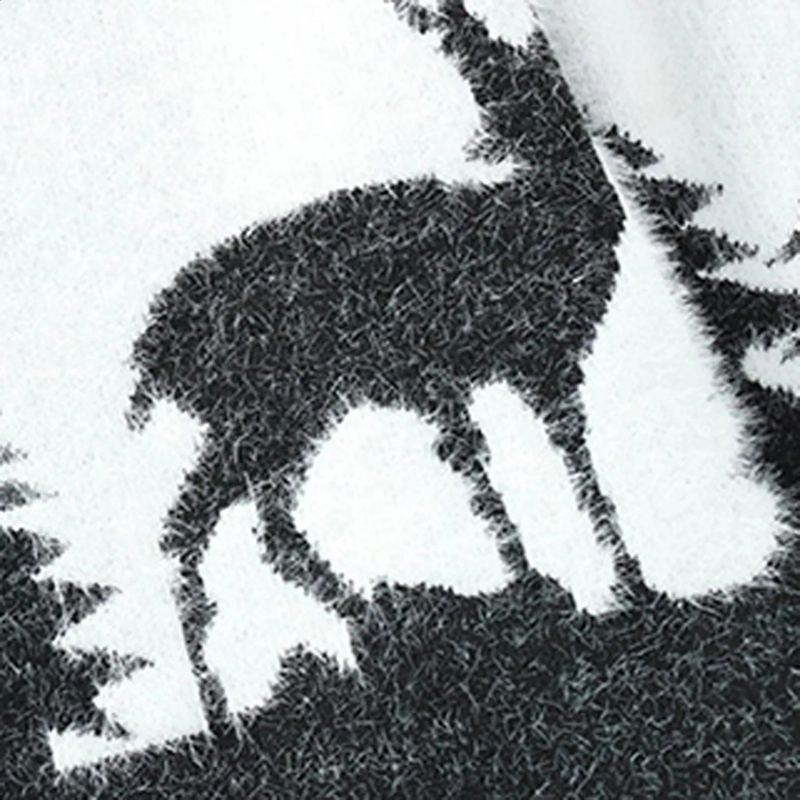 Christmas Casual Sweater Men Knitted Deer Korean Clothes Slim Tops Autumn Winter Long Sleeve Pullover 240821