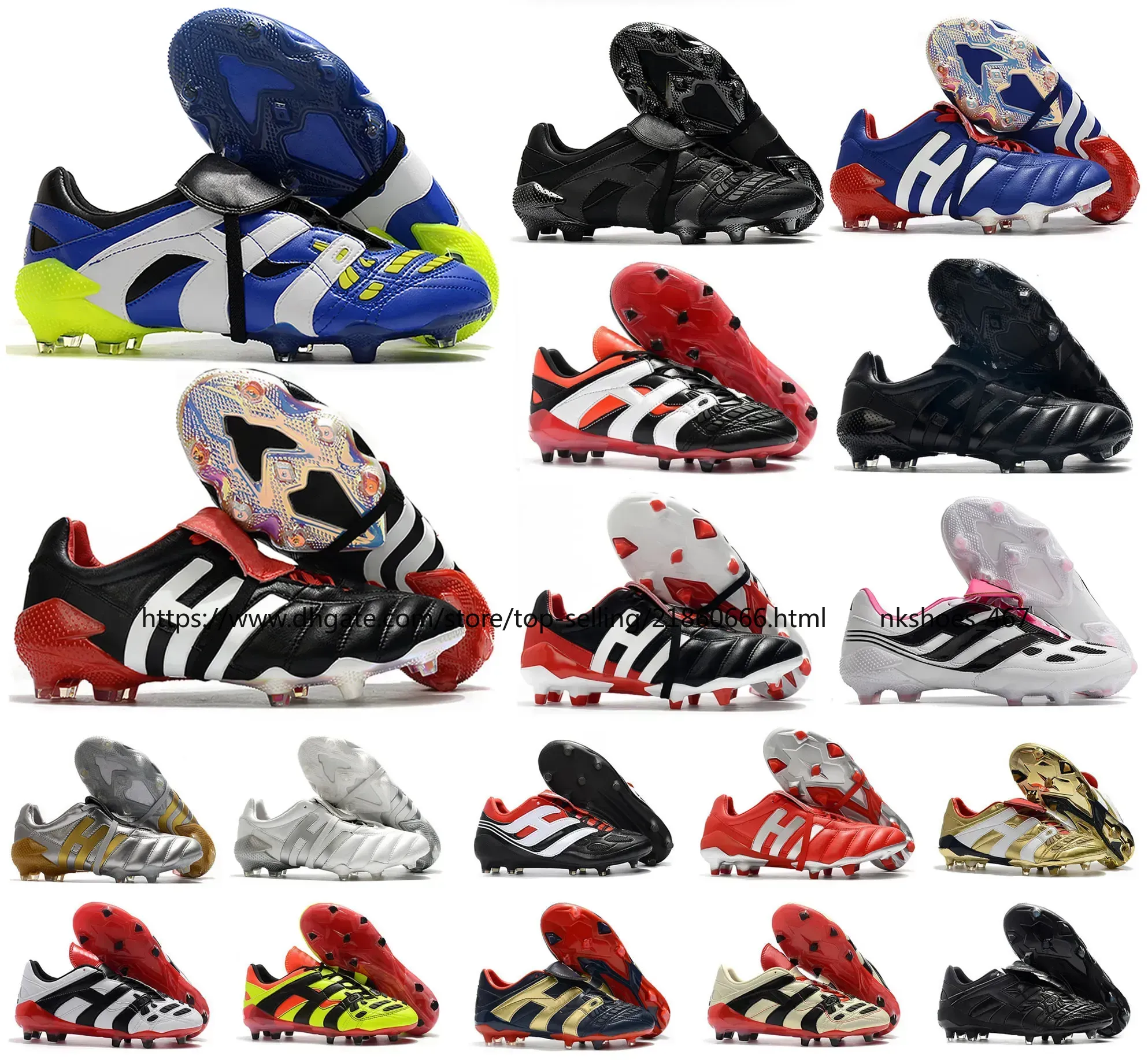new Mens High Ankle Football Boots Pulses FG Firm Ground Cleats Beckhams Accelerators Precisions Manias Soccer Shoes Tops Outdoor Trainers Botas De Futbol