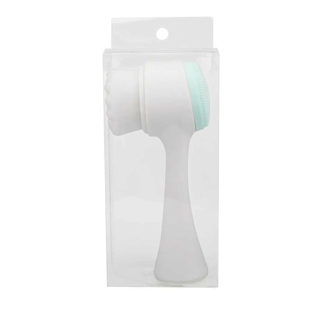 Electric Facial Cleansing Massage Brush Double Side Silicone Face Pore Cleanser Massage Skin Scrubber Blackhead Removal Y240821