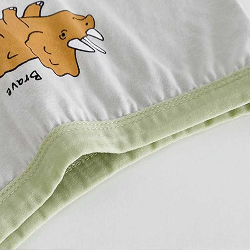 Baby Boys Girls Underwear Children Cartoon Dinosaur Cotton Flat Corner Underwear Kids Four Seasons Shorts for 3T 4T 5T 6T 7T 8T Y240821