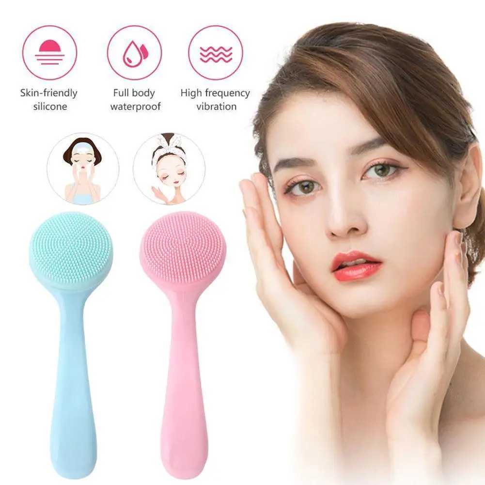 Facial Cleansing Brush Skin Care Massage For Deep Cleaning Pore Blackhead Removing Scrub Gentle Exfoliating Cleaning Tool Y2N8 Y240821