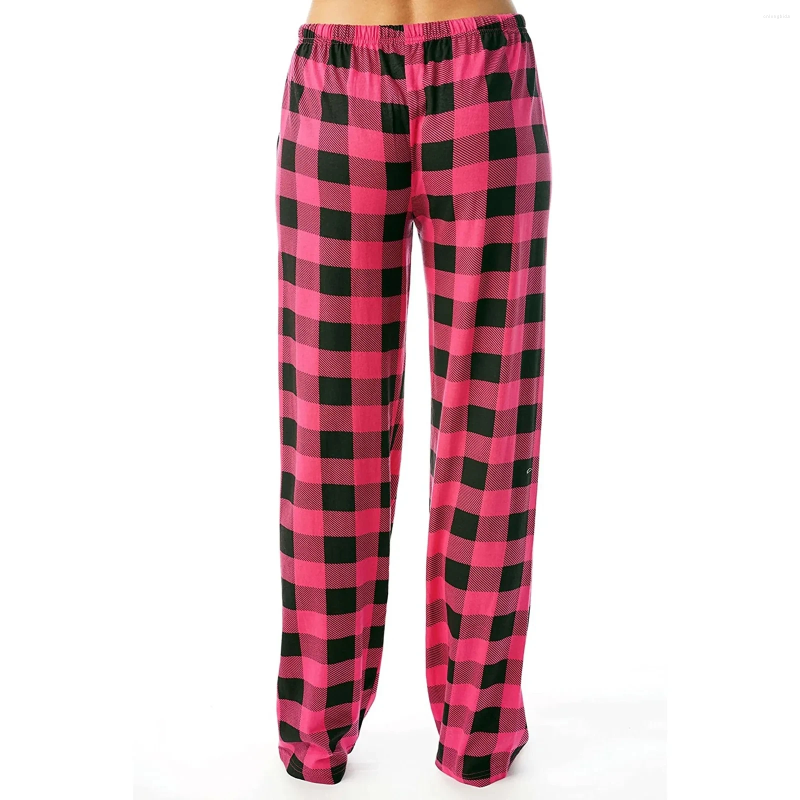 Women's Pants Women Plaid Loose Ladies Pajama Pyjama Trousers Men Sleep Bottoms Lounge Wear Stretch