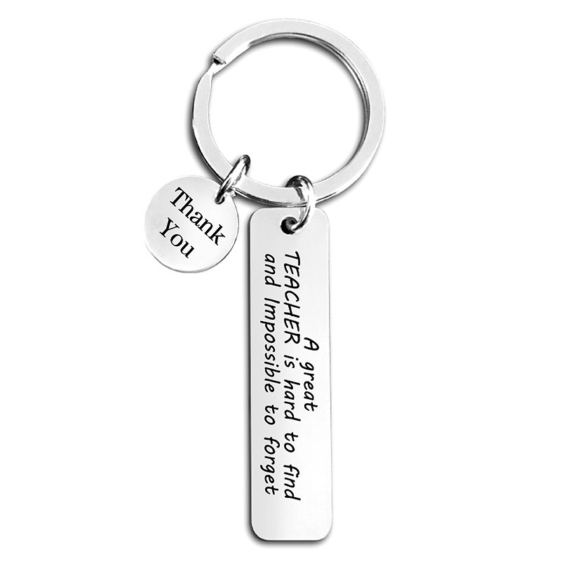 Friendship inspirational stainless steel engraved keychain sunflower peach heart gift for friends and girlfriends