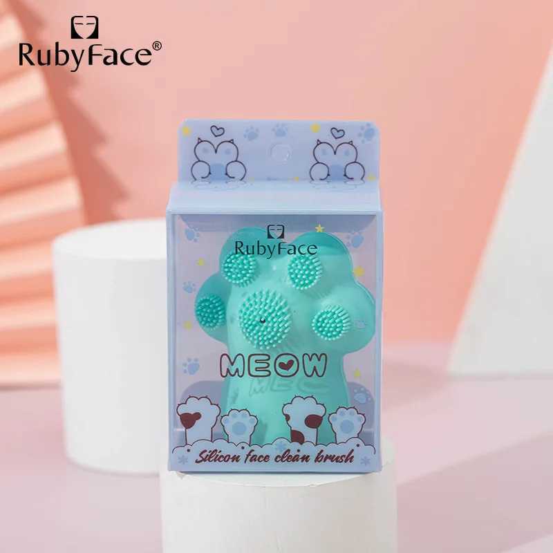 Facial Brush Silicone Cat Claw Cleaning Skin Care Tools Y240821