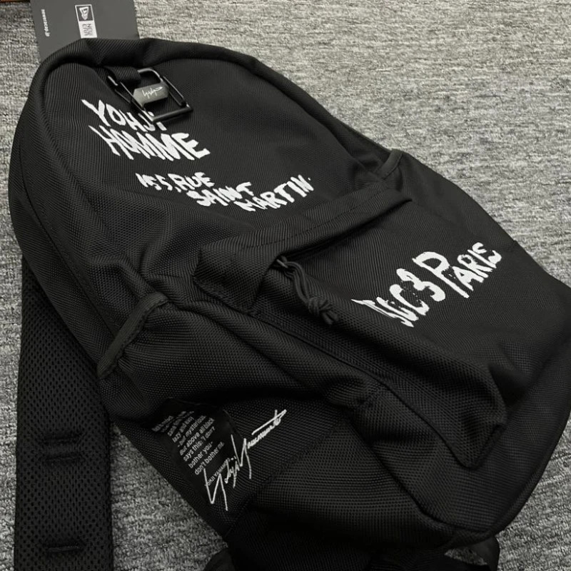 Women Y2k Aesthetic Letter Print Schoolbag Streetwear All Match Fashion Simple Backpack Vintage Casual Trendy Backpacks 240820