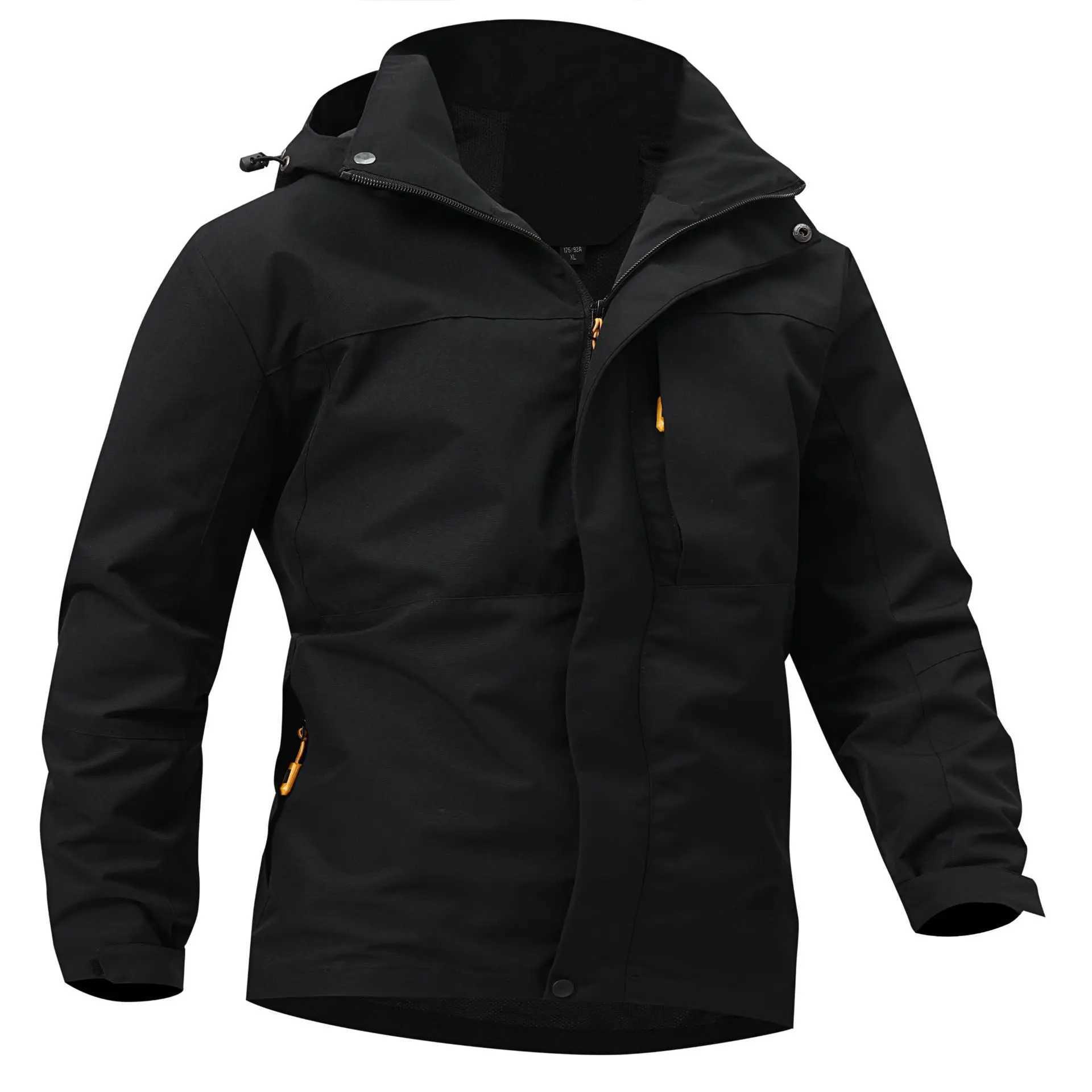 New Outdoor Jacket Men Windproof Coats Waterproof Hooded Jackets Multifunctional Hiking Suit Cycling Tactical Outwear JacketXJ240820
