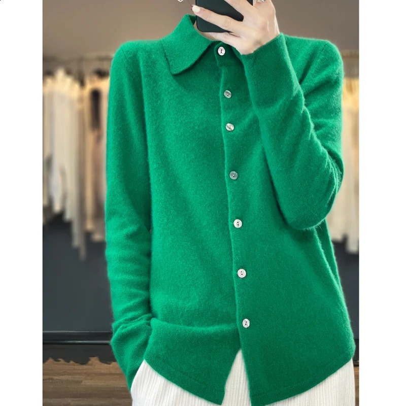 autumn and winter womens cardigan wool sweater 240821