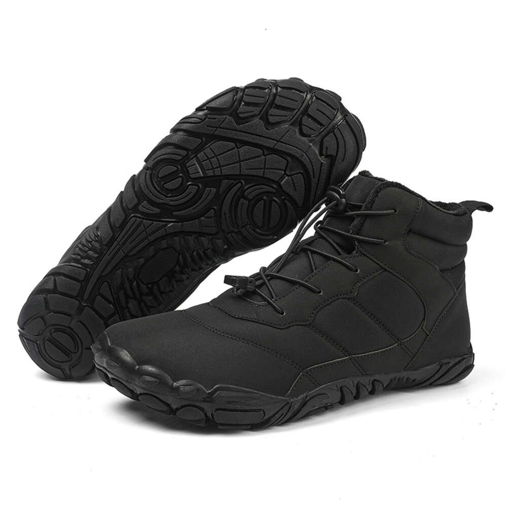 Ddmysports Five Boots Anti Slip Outdoor Snow Insulation Cold Resistance Men S And Women Cotton Shoes Short Cut Five Finger OUTDOOR