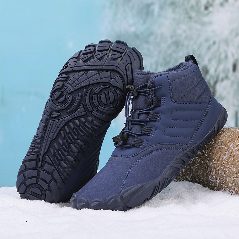 Ddmysports Five Finger Outdoor Sports Cotton Shoes Men S Women Plush Warm Durable And Non Slip Snow Boots Winter Thickened Couple OUTDOOR