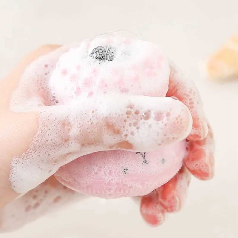 Octopus Facial Brush With Sponge Skin Cleaning Brush Face Cleaner Small Skincare Makeup Tools Y240821