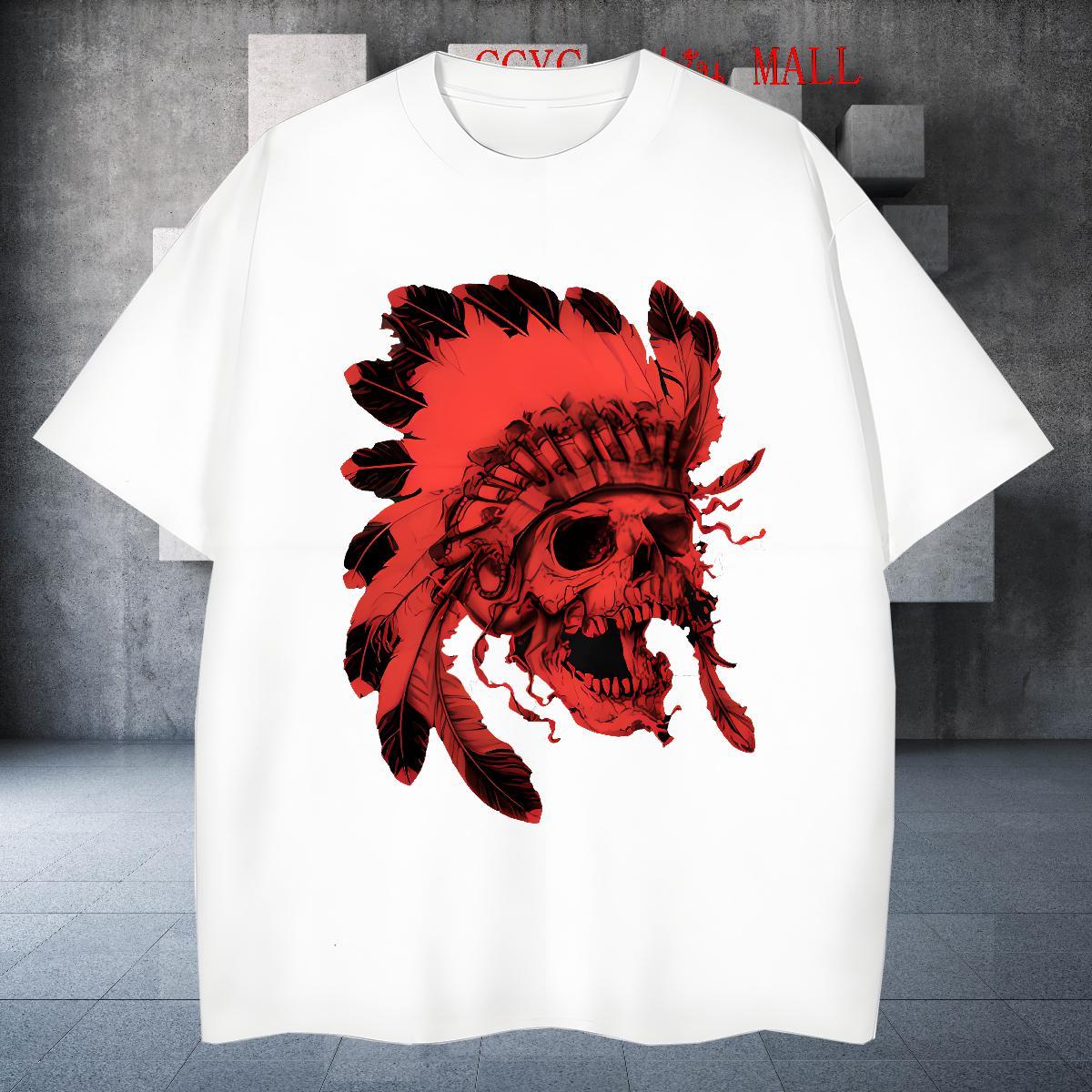 Designer Tshirts 230g 100% Cotton Spring Summer religion Breathable Crew Neck T-Shirts Brand Plus Size Custom Tops Shirt