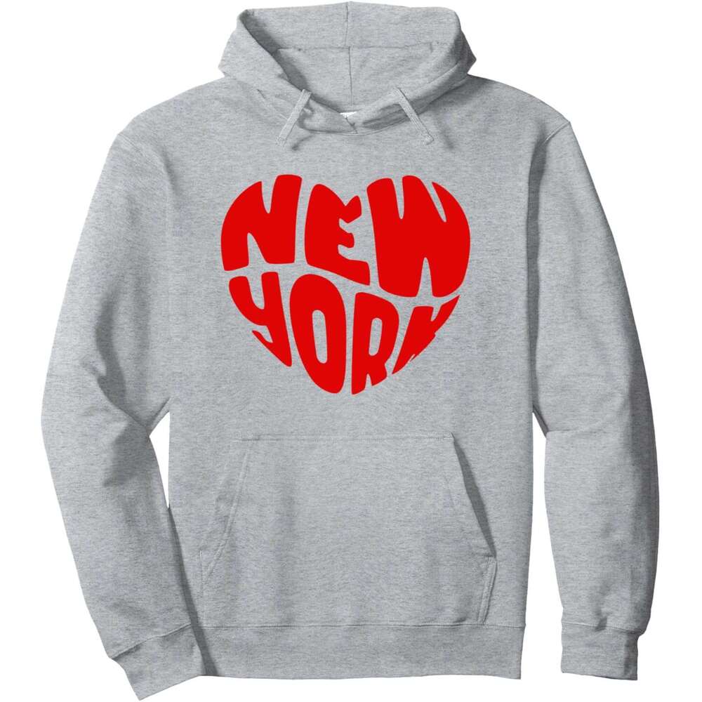 Hoodie for Mens Womens I Love NYC City The Big Apple This is My New York Pullover Hoodie Graphic Hoodies Sweatshirt Pullover Long Sleeve