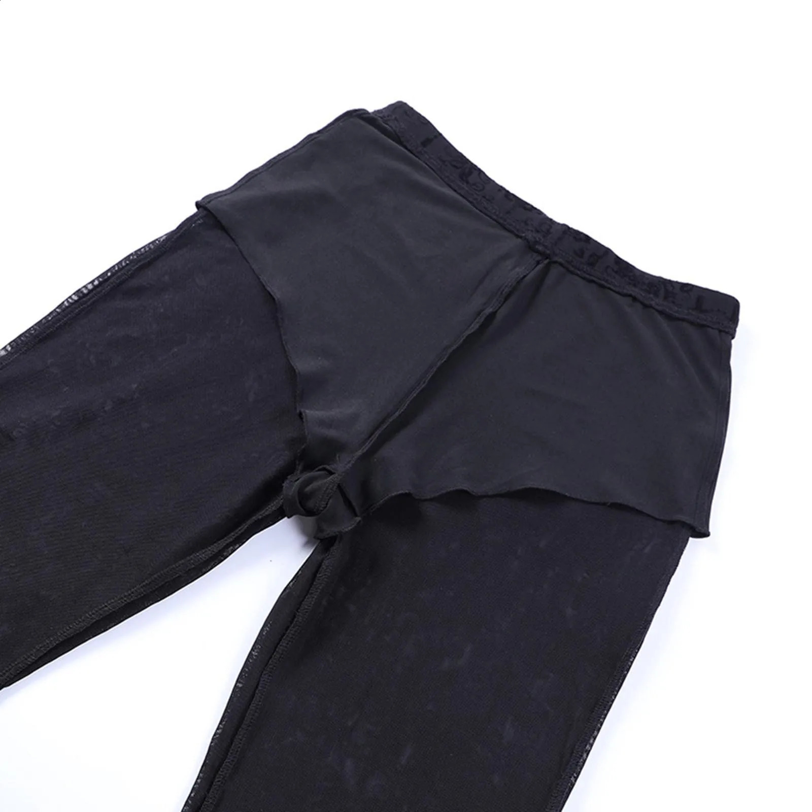 Gothic Dark Sexy Solid Color High Waist Lace Flared Pants for Women Y2k Retro Trouser Harajuku Street Womens Clothing 240821