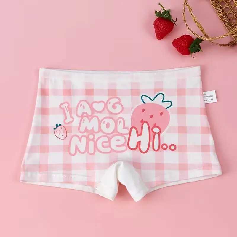 4pcs/Lot Cartoon Panties Cotton Short Pants Girls Underwear Suit 2-10Years Y240821