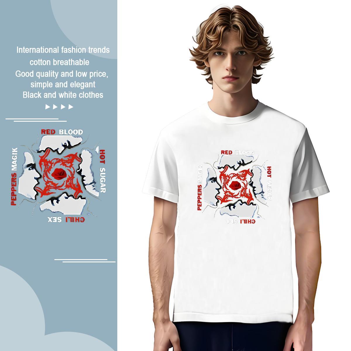 Factory Direct scary Men Clothes T-Shirt 100% Cotton 230g Men T Shirts Oversized Beach O Neck Short Sleeves Designer Tops Tees