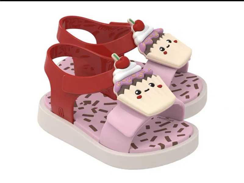 Summer childrens sandals cute cookies jelly shoes boys casual beach shoes girls baby shoes W240821