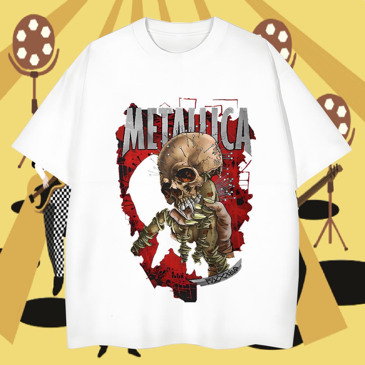 Stylist Tshirt for Man Woman 100% Cotton 230g Street Wear skull Breathable Short Sleeve T shirt Designer DIY Tops Tees