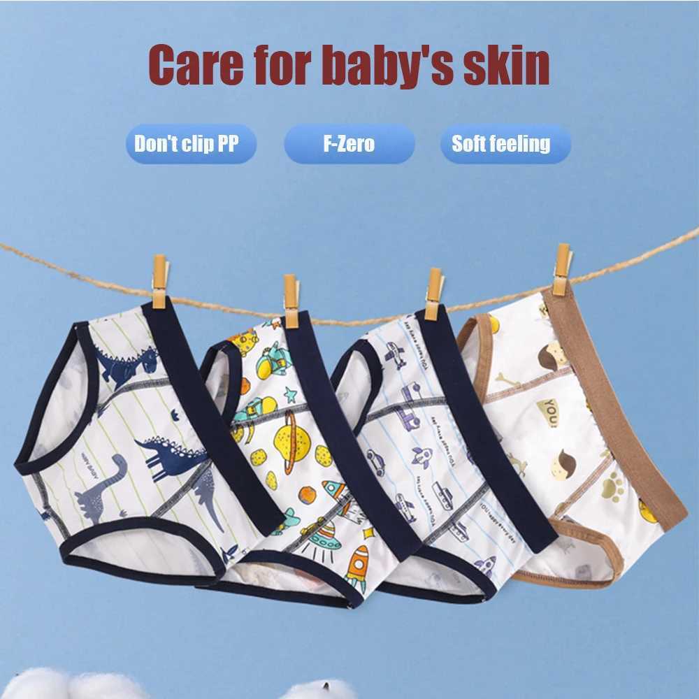 Children Boys Boxer Briefs Cotton Underwear Small Medium Big Boys 12-15 Years Old Teenager Shorts Breathable M L XL 2XL3XL Y240821