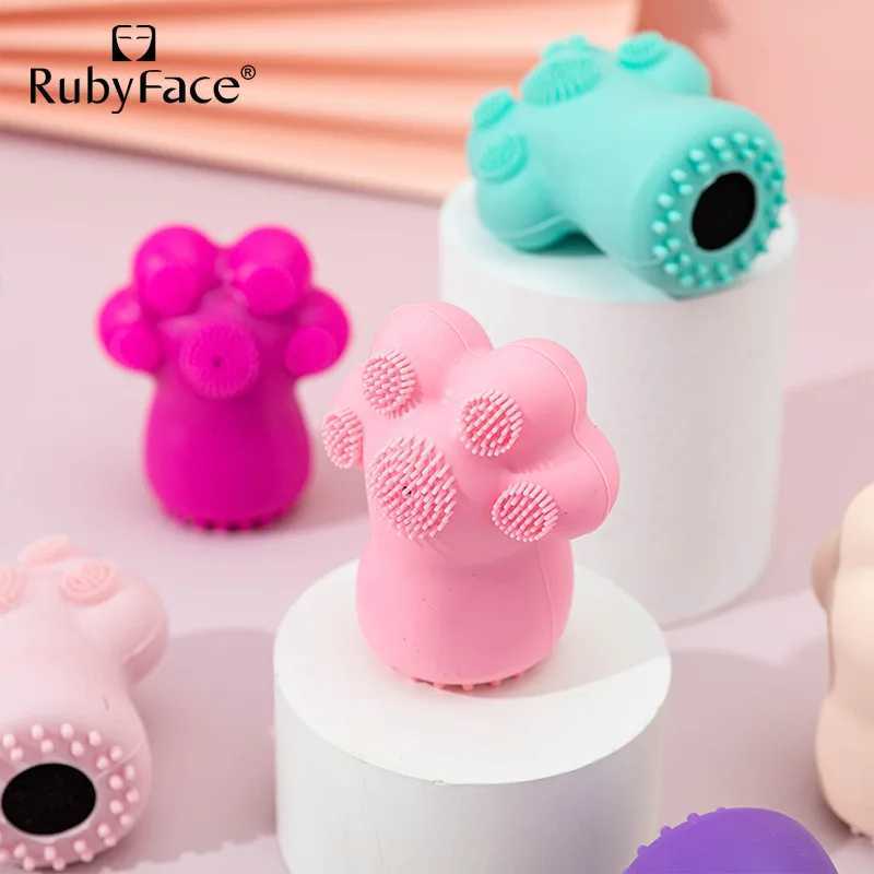 Facial Brush Silicone Cat Claw Cleaning Skin Care Tools Y240821