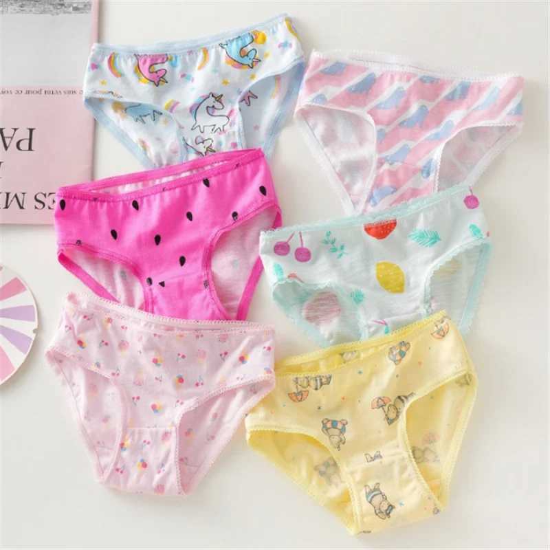3pc/Lot Baby Girls Underwear Cotton Panties Kids Short Briefs Children Underpants Y240821